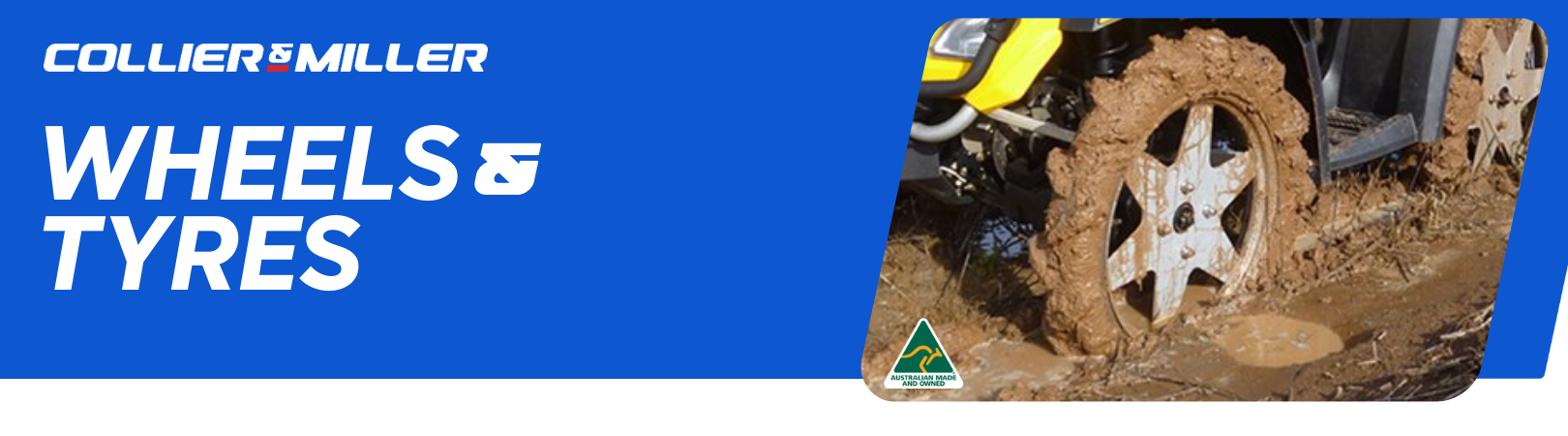 <p>Get out of the mud with Collier &amp; Miller&rsquo;s high-performance ATV Mud Walker Tyres, available for Can-am, Honda, Suzuki, and Yamaha ATVs. Designed for high ground clearance and self-cleaning, our Mud Walker tyres provide superior traction and durability, making them perfect for tackling tough, muddy terrains and ensuring a smoother ride. Sold as a complete set of 4, these ATV tyres are built to withstand the harshest conditions, offering unbeatable performance and reliability.</p>